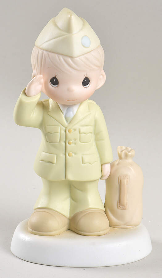 Bless Those Who Serve-Army Boy Flag Mark-Army Boy - Flag Mark, No Box by Precious Moments-1