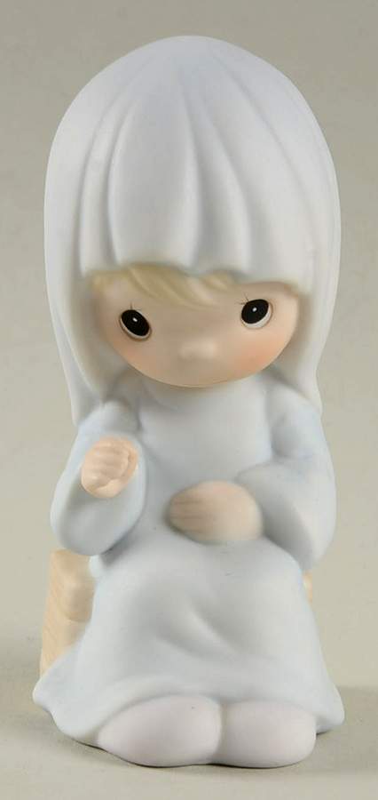Come Let Us Adore Him-Nativity Flower-Mary - No Box-Flower Trademark by Precious Moments-1