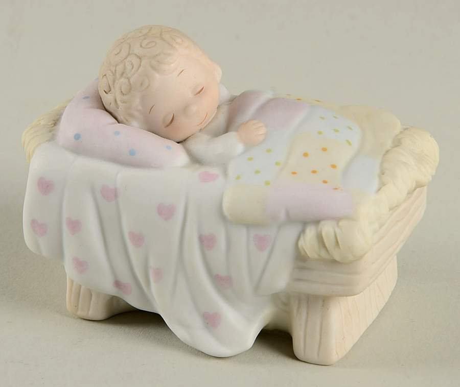 Come Let Us Adore Him-Nativity Flower-Jesus  - No Box-Flower Trademark by Precious Moments-1