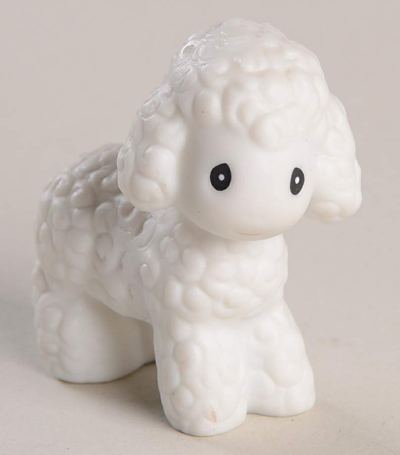 Come Let Us Adore Him-Nativity Ship-Sheep-White-Standing Only - Nb10 Sailboat, No Box by Precious Moments-1