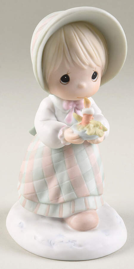 December-Calendar Girls Flower-December - Flower Trademark, No Box by Precious Moments-1