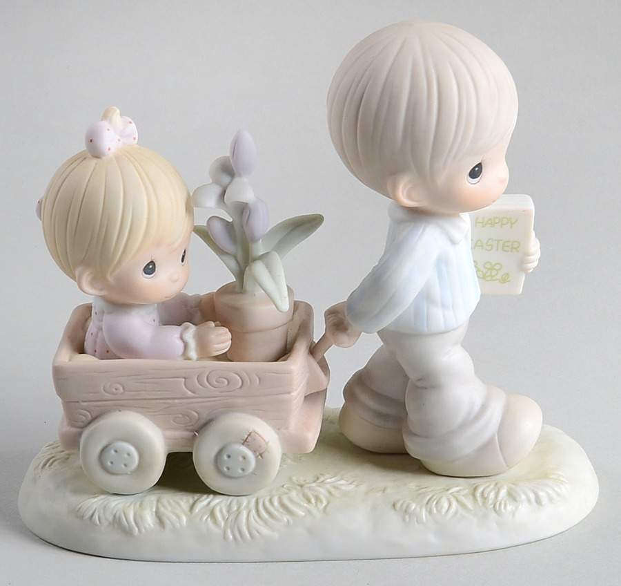 Easter's on Its Way Bow & Arrow-Easter's On Its Way - Bow&Arrow Trademark With Box by Precious Moments-1