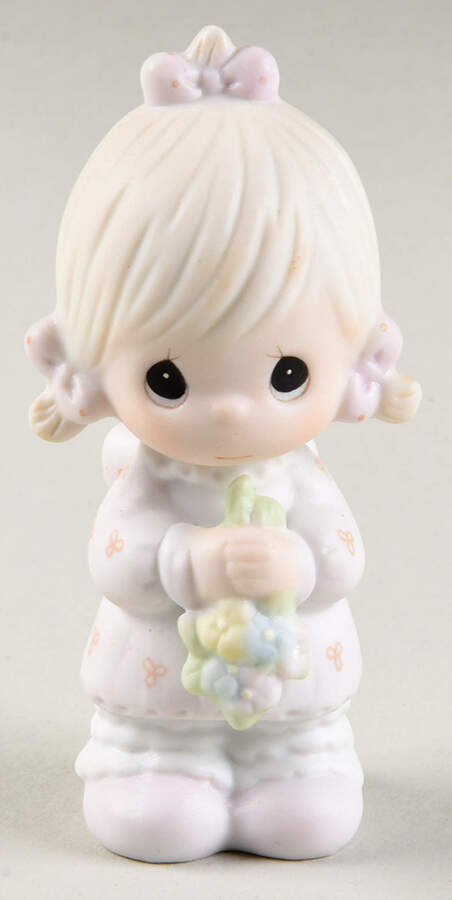 Flower Girl Vessel-Flower Girl - Vessel Trademark, No Box by Precious Moments-1