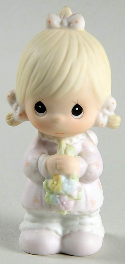 Flower Girl Trumpet-Flower Girl - Trumpet Trademark With Box by Precious Moments-1