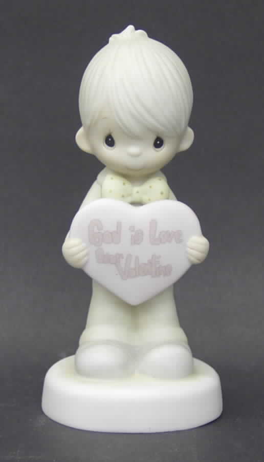 God Is Love Dear Valentine-Boy Dove-God Is Love-Dear Valentine - Dove Trademark, No Box by Precious Moments-1