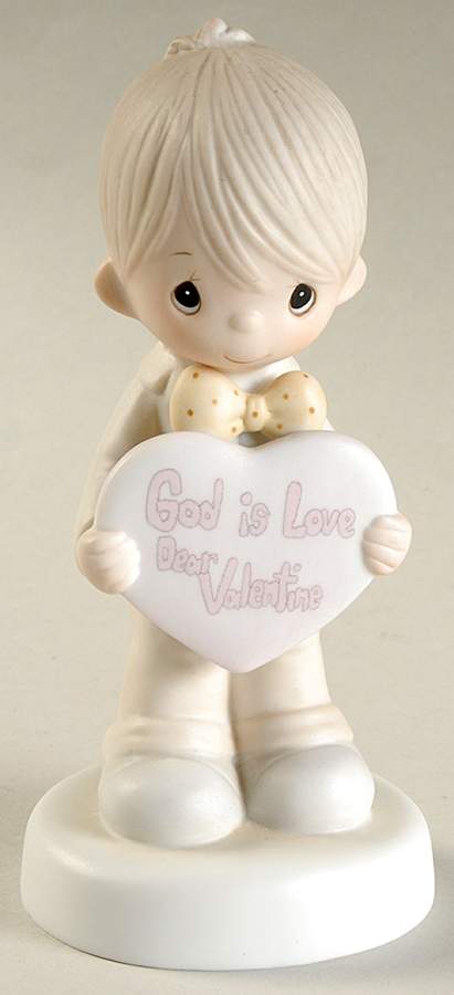God Is Love Dear Valentine-Boy Fish-God Is Love-Dear Valentine - Fish Trademark With Box by Precious Moments-1