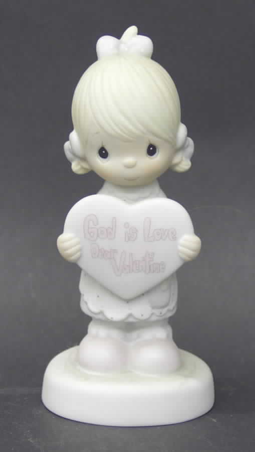 God Is Love-Valentine-Girl Fish Mark - Fish Trademark, No Box by Precious Moments-1