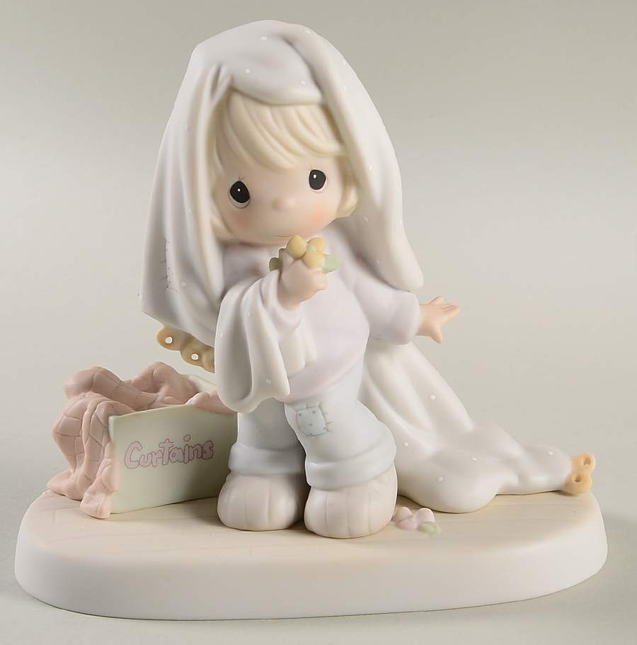 June-Calendar Girls Trumpet-June - Trumpet Trademark With Box by Precious Moments-1