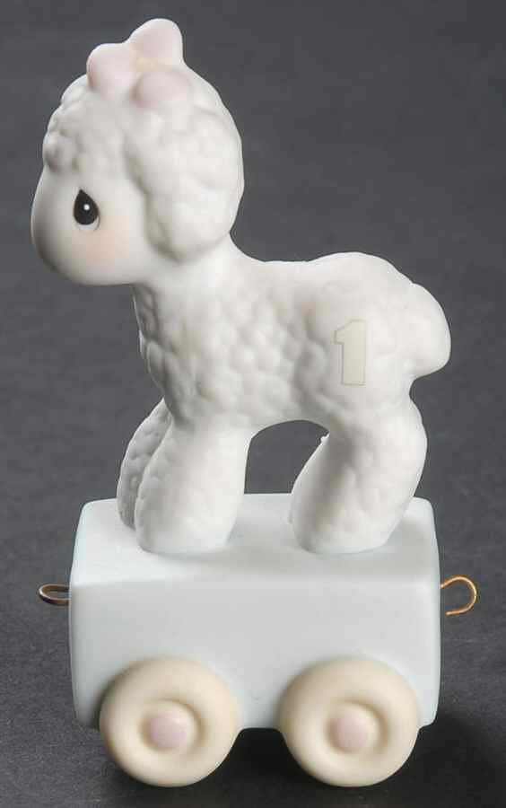 Happy Birthday Little Lamb-Age 1 Bow&Arrow-Happy Birthday Little Lamb - Bow&Arrow Trademark, No Box by Precious Moments-1