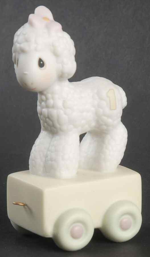 Happy Birthday Little Lamb-Age 1 Egg-Happy Birthday Little Lamb - Egg Trademark, No Box by Precious Moments-1