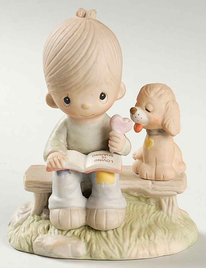 Loving Is Sharing-Boy Unmarked-Loving Is Sharing - With Box, No Trademark by Precious Moments-1