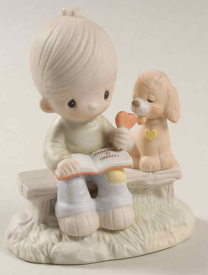 Loving Is Sharing-Boy Triangle-Loving Is Sharing - Triangle Trademark, No Box by Precious Moments-1