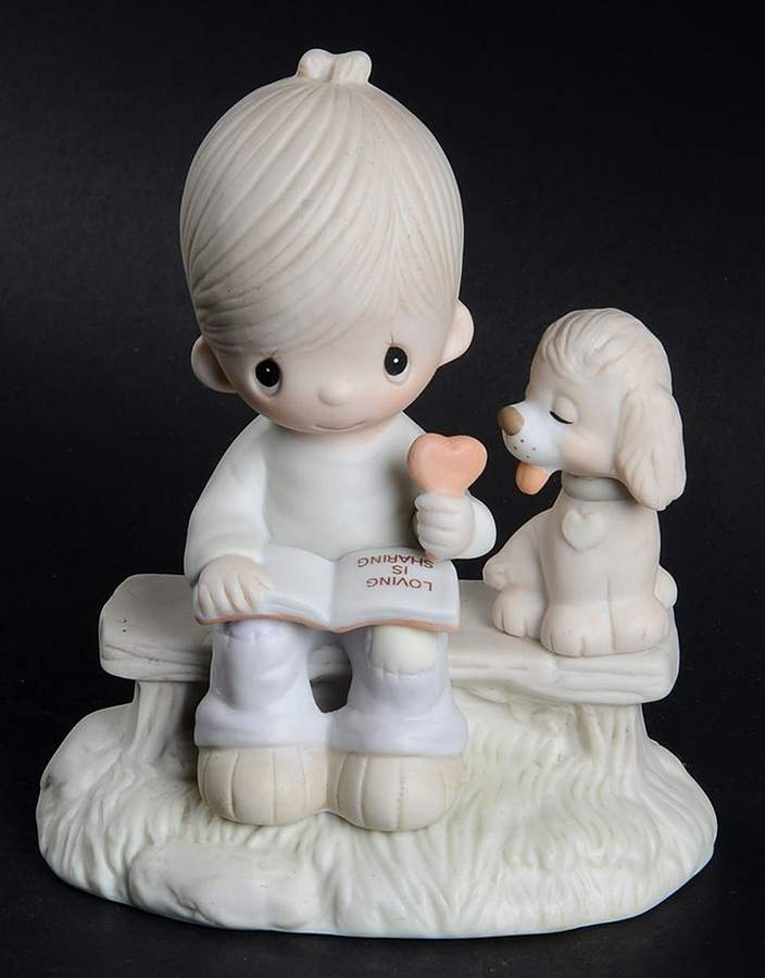 Loving Is Sharing-Boy Hourglass-Loving Is Sharing - Hourglass Trademark, No Box by Precious Moments-1