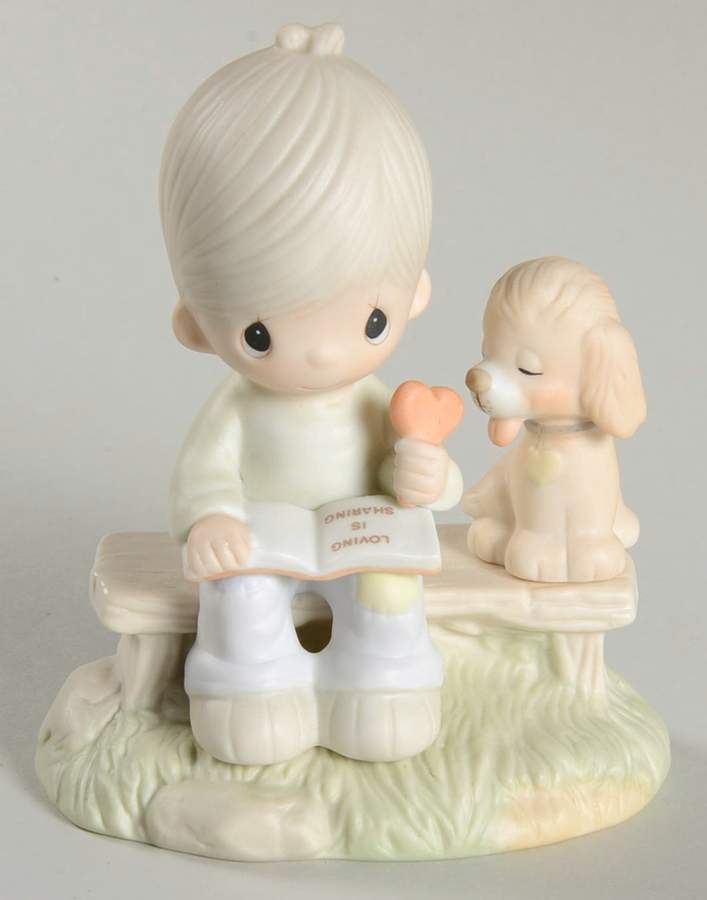 Loving Is Sharing-Boy Vessel-Loving Is Sharing - Vessel Trademark, No Box by Precious Moments-1
