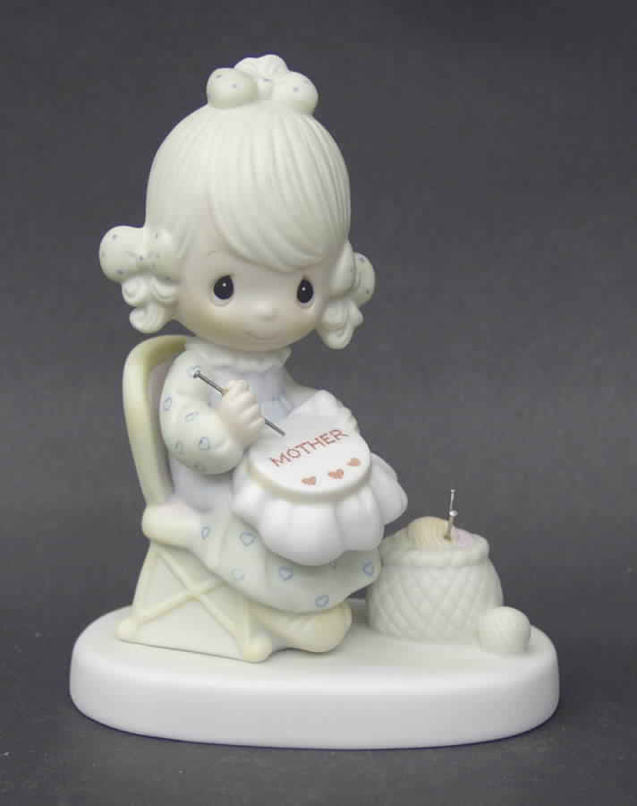 Mother Sew Dear Fish-Mother Sew Dear - Fish Trademark, No Box by Precious Moments-1