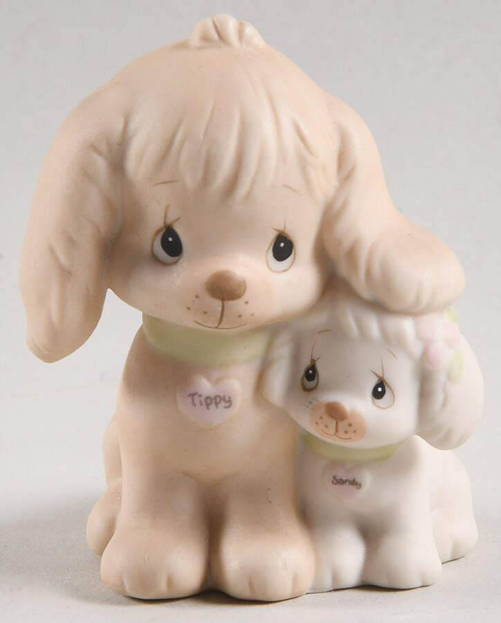 Puppy Love Flower-Puppy Love - Flower Trademark, No Box by Precious Moments-1