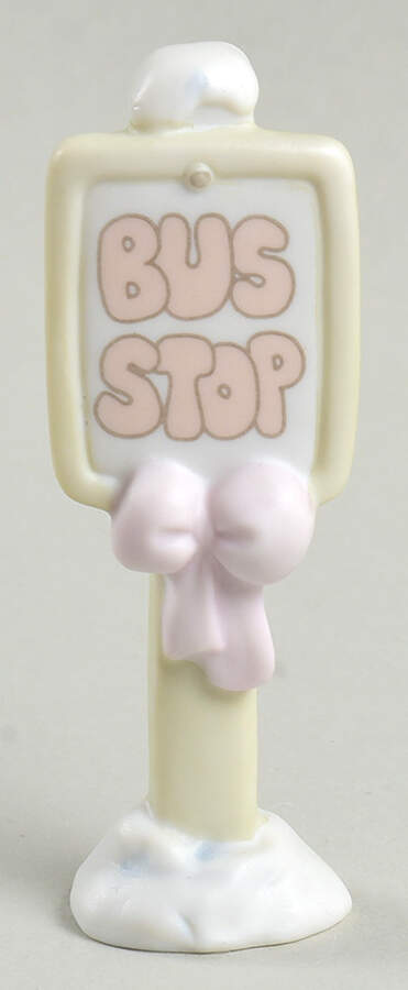Sugar Town Figurines & Houses Bus Stop-Ship - Ship Trademark With Box by Precious Moments-1