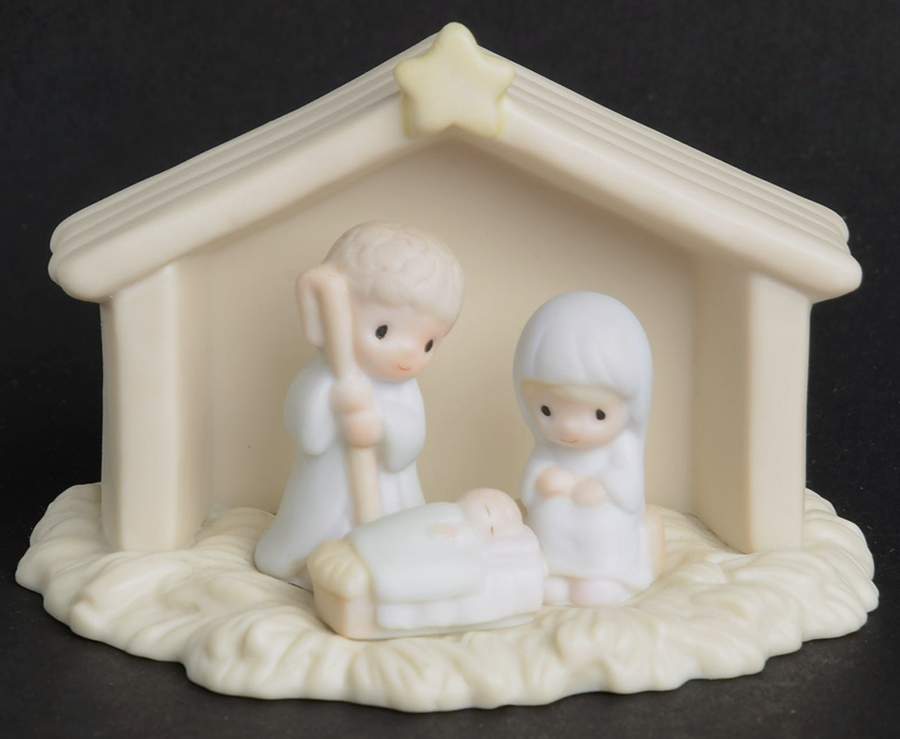 Sugar Town Figurines & Houses Nativity Scene-Butterfly - With Box Bx4 Butterfly by Precious Moments-1