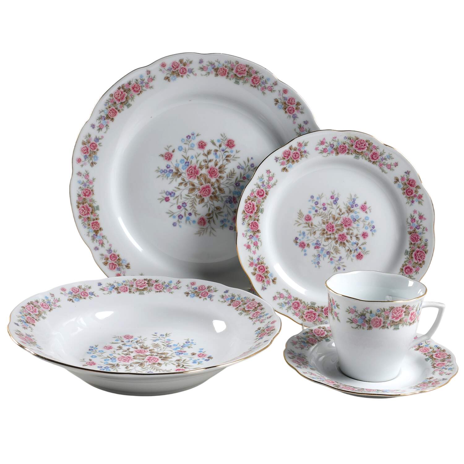 PNO2 5 Piece Place Setting by Perugino-1