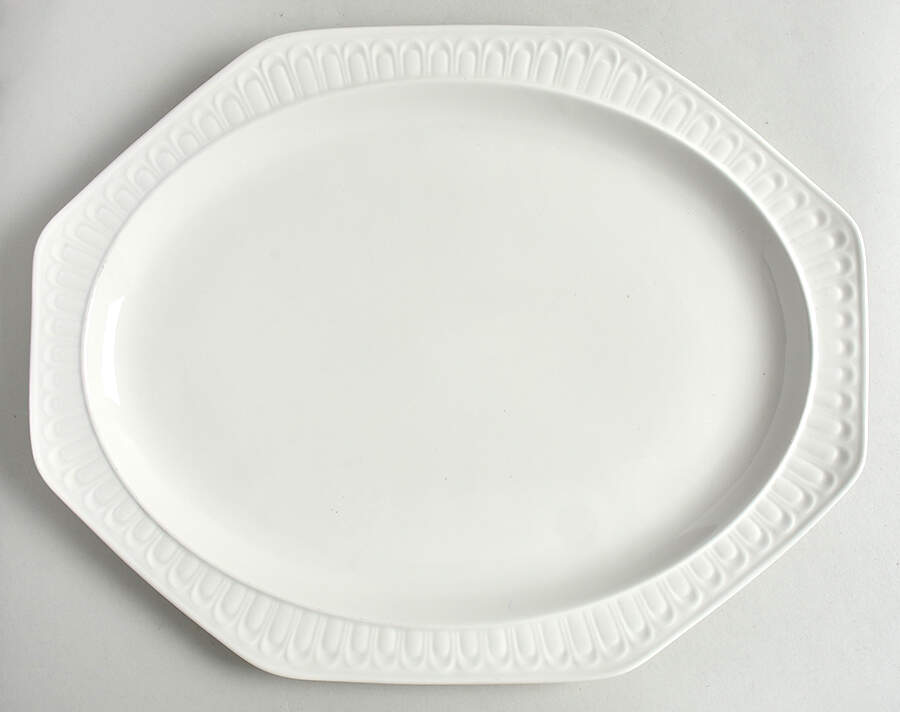 Acanthus 16" Oval Serving Platter by Pontesa-1