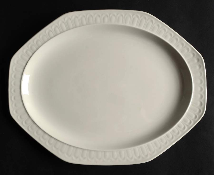 Acanthus 12" Oval Serving Platter by Pontesa-1