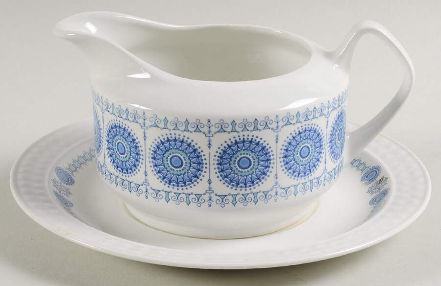Granada Round Gravy Boat & Underplate by Pontesa-1