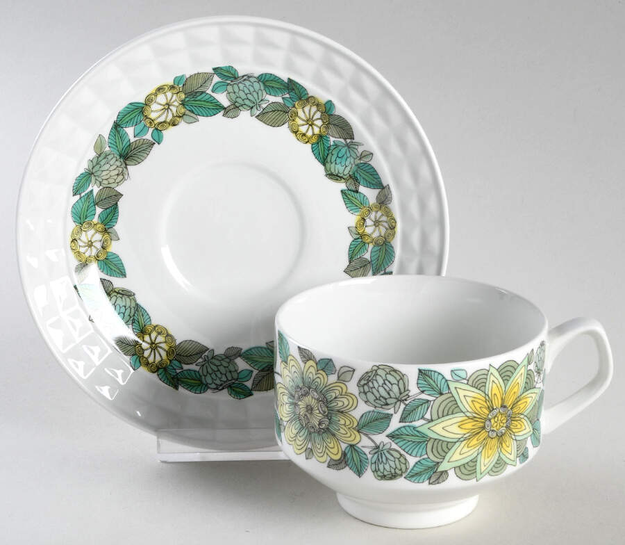 Sevilla Flat Cup & Saucer Set by Pontesa-1