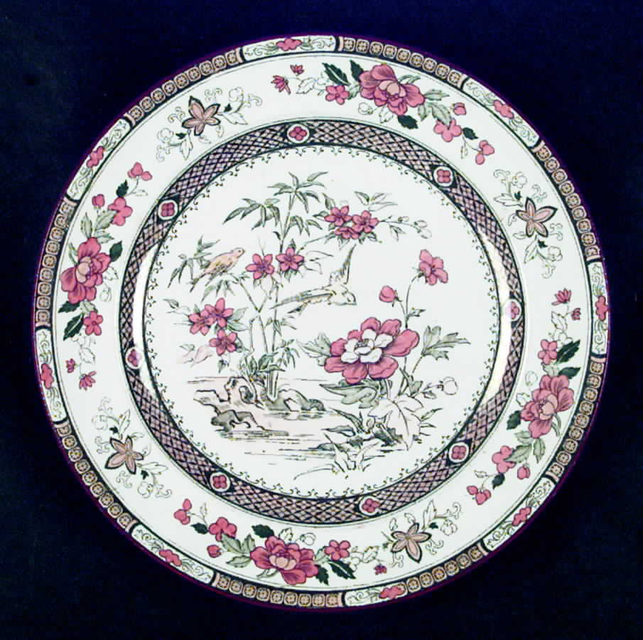 Hong Kong Dinner Plate by Powell, Bishop & Stonier-1