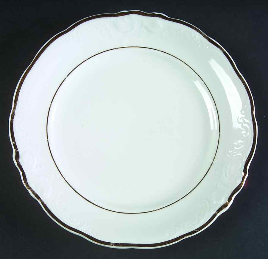 Golden Elegance Bread & Butter Plate by Poland-1