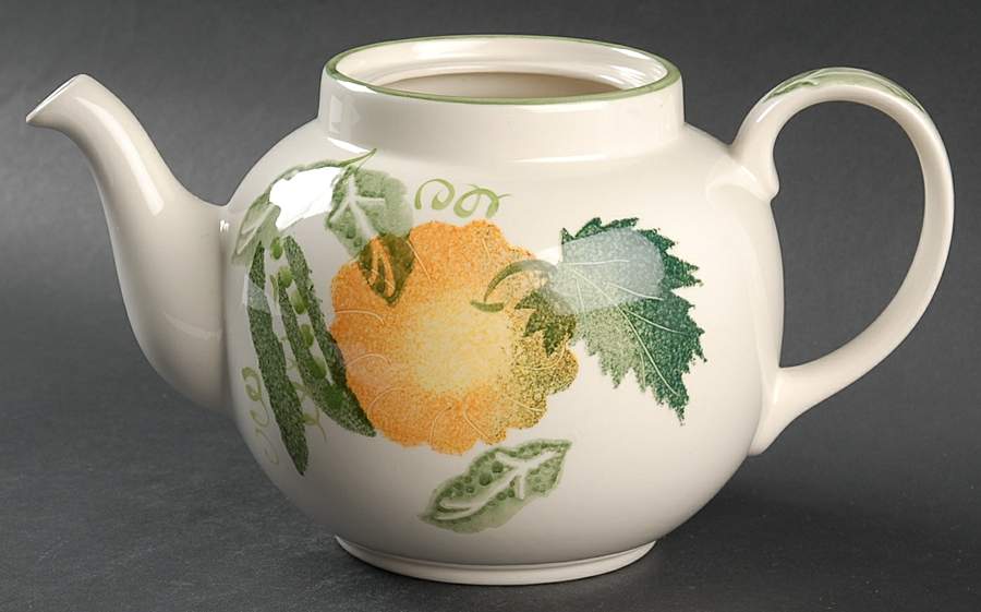 Calabash Teapot No Lid by Poole Pottery-1