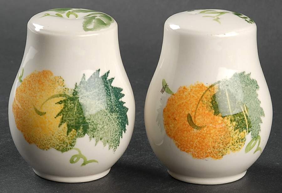 Calabash Salt & Pepper Set by Poole Pottery-1