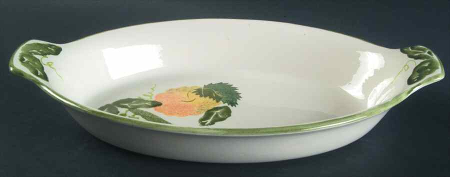 Dorset Fruit 12" Augratin by Poole Pottery-1