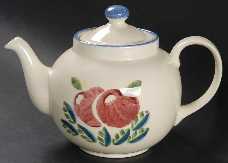 Dorset Fruit Teapot & Lid by Poole Pottery-1