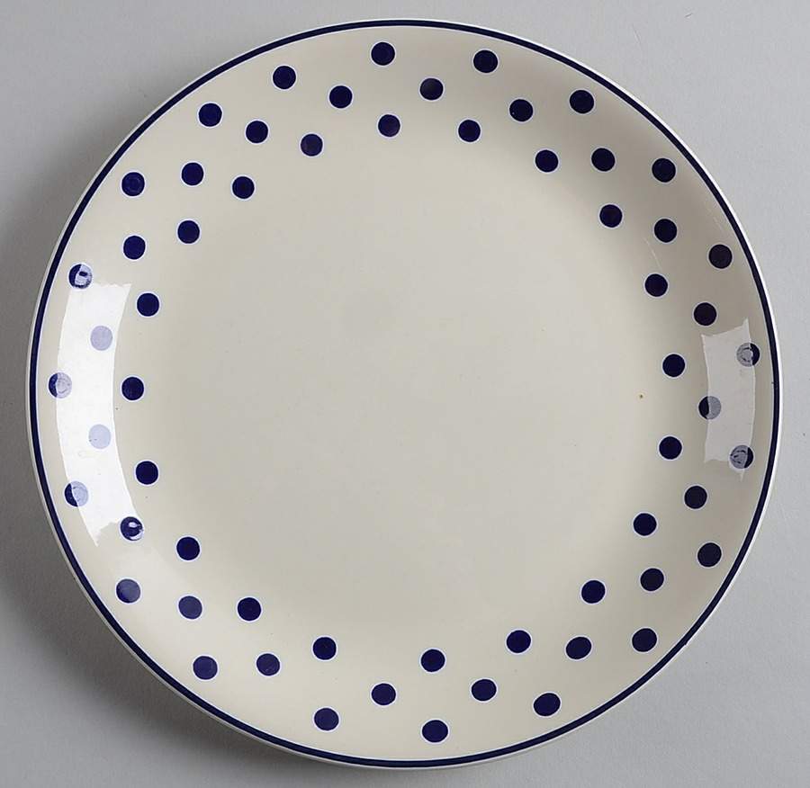 Polka Salad Plate by Poole Pottery-1