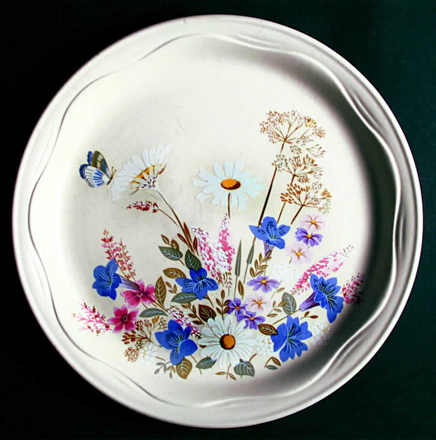 Springtime Dinner Plate by Poole Pottery-1