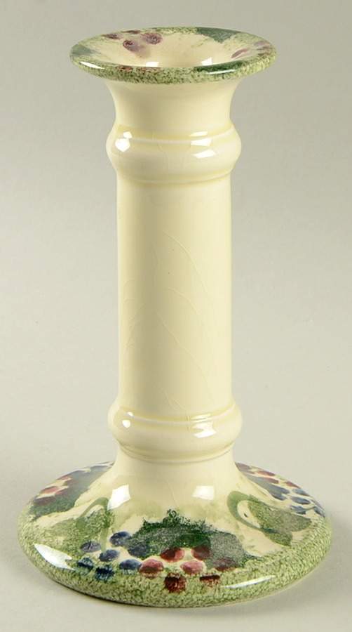Vineyard Single Light Candlestick by Poole Pottery-1