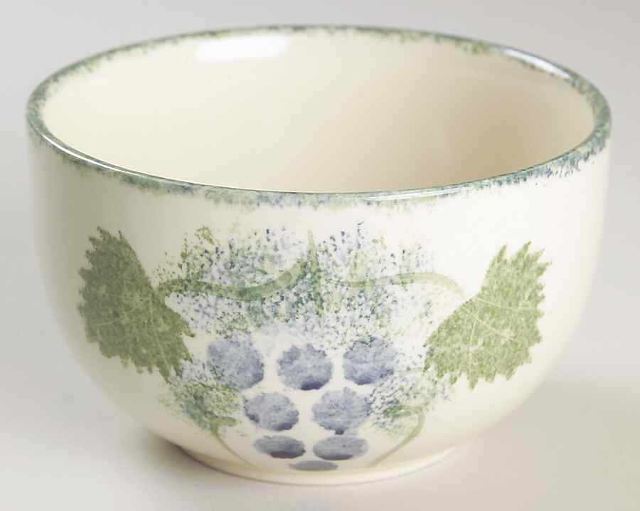 Vineyard Open Sugar Bowl by Poole Pottery-1
