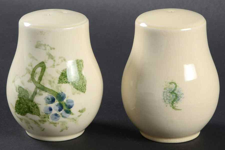Vineyard Salt & Pepper Set by Poole Pottery-1