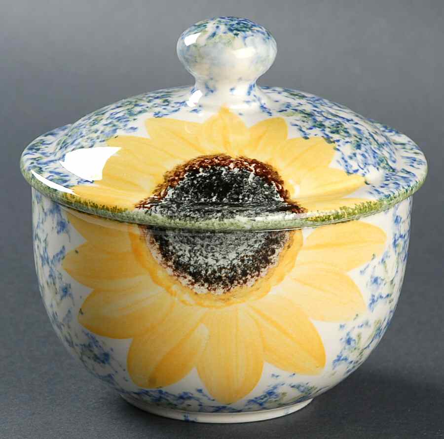 Vincent Sugar Bowl & Lid by Poole Pottery-1