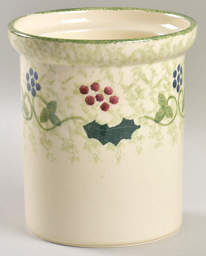 Winter Vine 7" Storage Jar No Lid by Poole Pottery-1