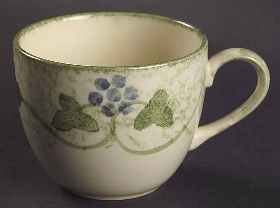 Winter Vine Flat Cup by Poole Pottery-1