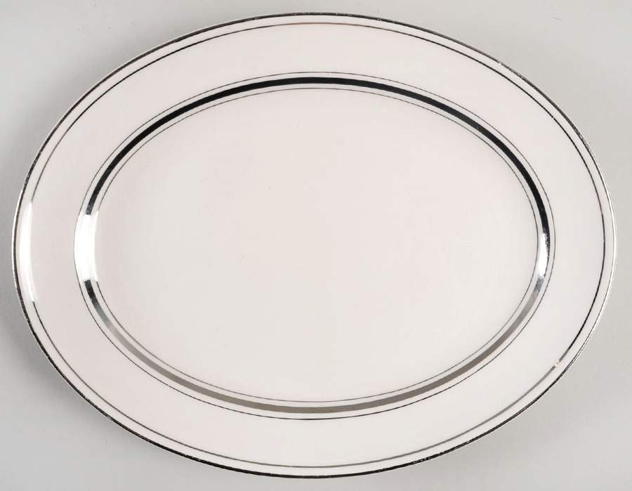 1071 11" Oval Serving Platter by Pope Gosser-1