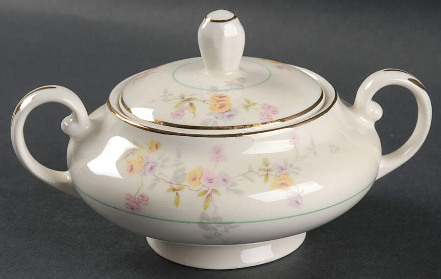 1126 Sugar Bowl & Lid by Pope Gosser-1