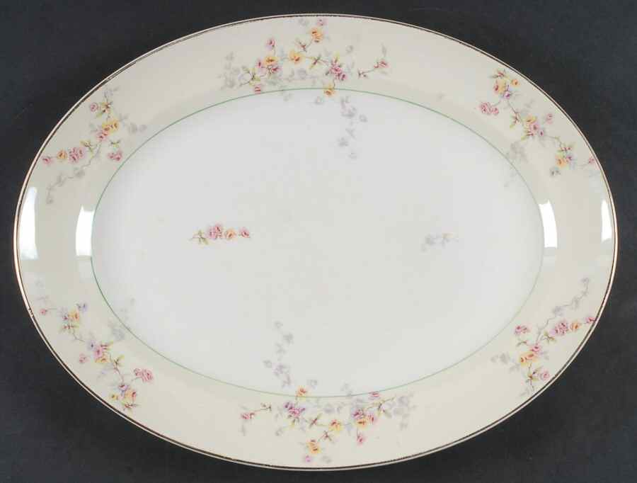 1126 15" Oval Serving Platter by Pope Gosser-1