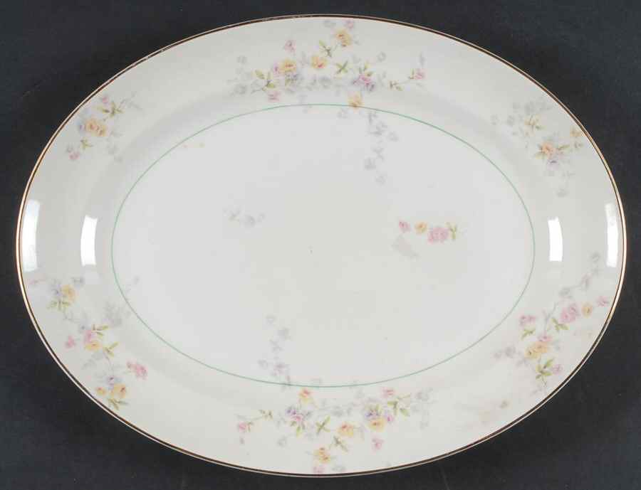 1126 13" Oval Serving Platter by Pope Gosser-1