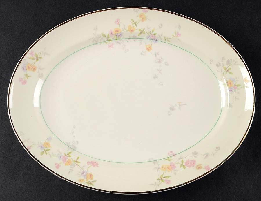 1126 11" Oval Serving Platter by Pope Gosser-1
