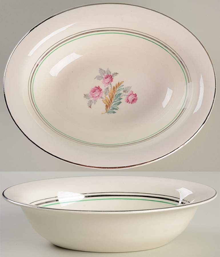 1219 9" Oval Vegetable Bowl by Pope Gosser-1