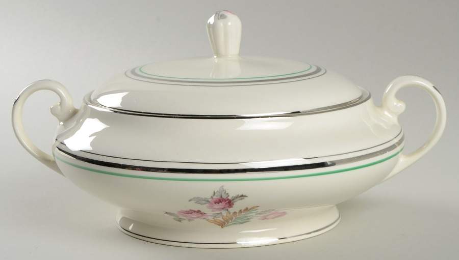 1219 Round Covered Vegetable by Pope Gosser-1