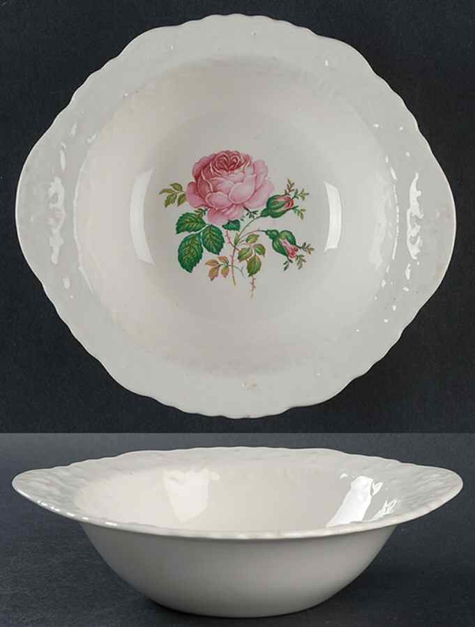 Bilton Rose Lugged Cereal Bowl by Pope Gosser-1