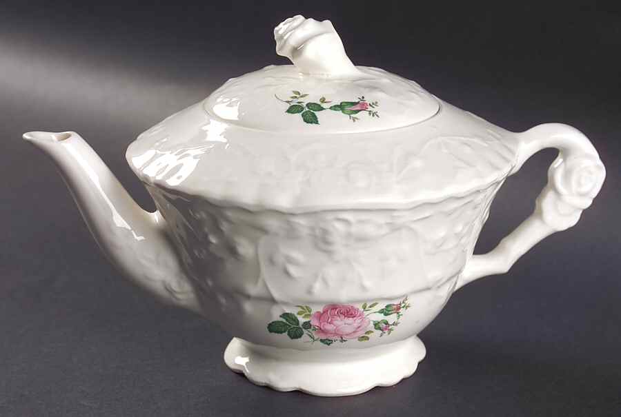 Bilton Rose Teapot & Lid by Pope Gosser-1